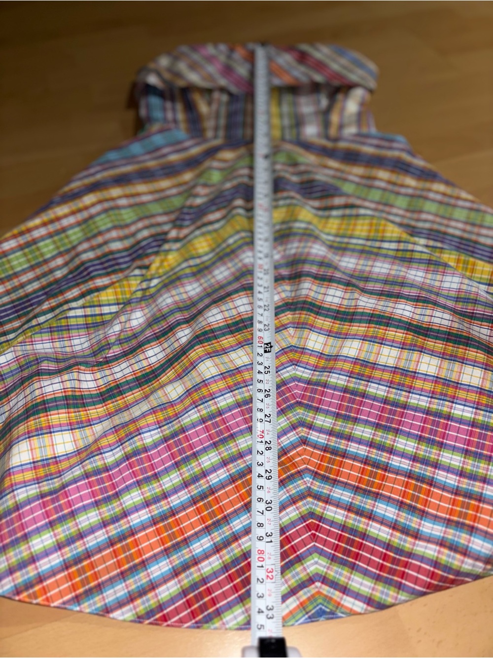 Vintage Ralph Lauren MADRAS Dress Women’s Sz 6 Plaid Sleeveless Sundress - Picture 6 of 7